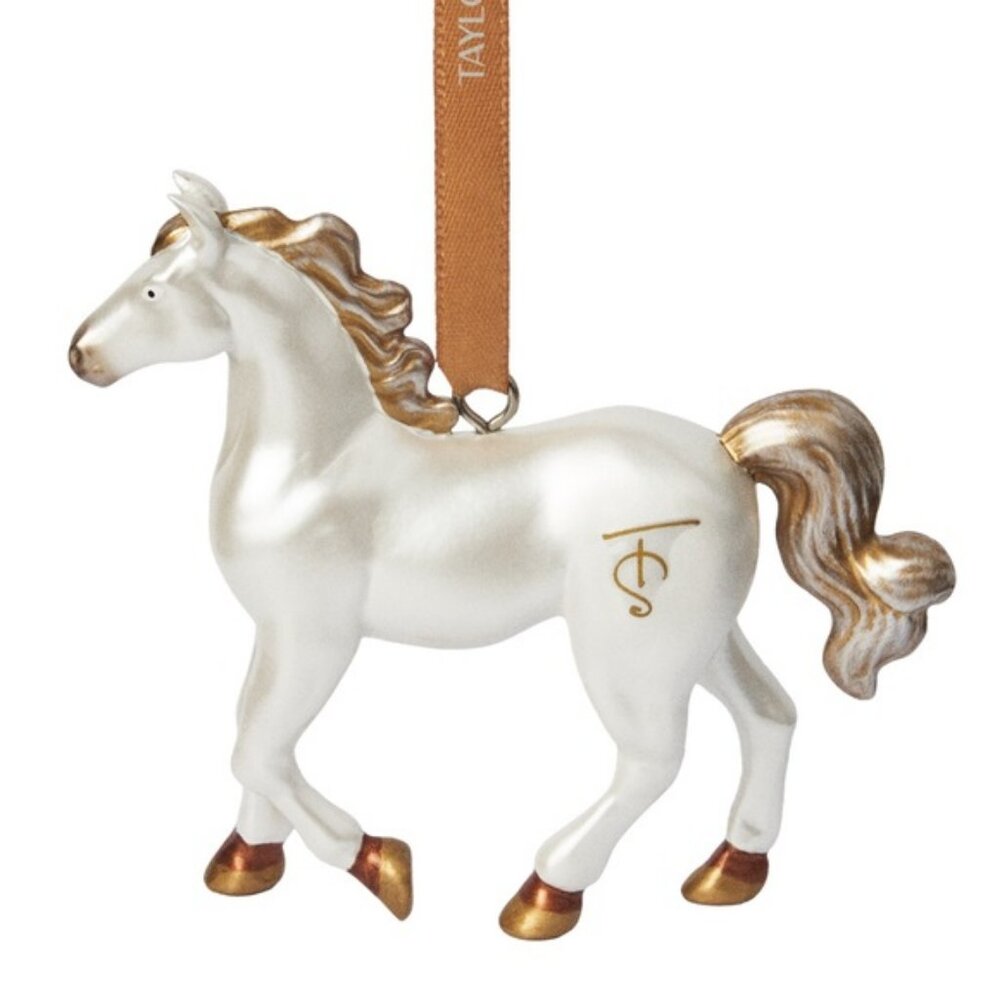 It's Too Late For You and Your White Horse Ornament
